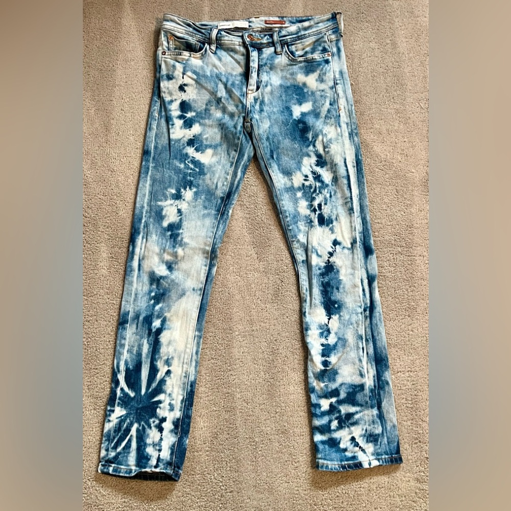 Pilcro for Anthropologie Tie Dye Jeans Size 26